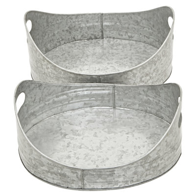 Ellice Metal Tray - Set of 2