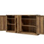 Buffet rustique avec fermeture à porte magnétique - Armoire polyvalente et polyvalente avec rangement de 65 po-1830738453