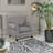 Baskerville Fabric Sofa & Chair Set, Gray