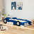 Twin Size Race Car-Shaped Platform Bed With Wheels-1226870754-1226870756