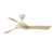 Blanc mat avec pales naturelles