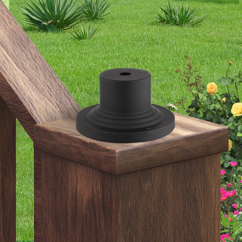 Base de pilier H 3,25 "Arelene, Noir