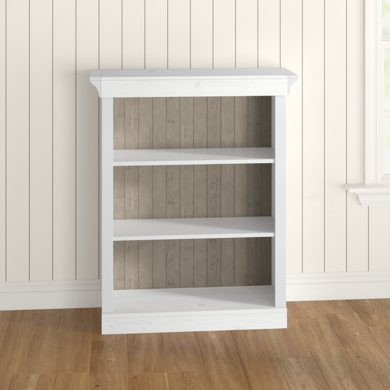 Kelly Bookcase, Stained and varnished White/White