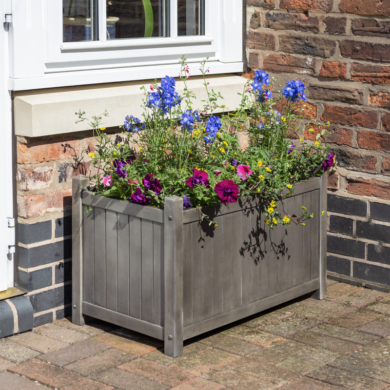  1 Piece Wood Planter Box