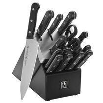  Black and Gold Knife Set with Block Self Sharpening, Black  Utensil Holder with Built-In Ceramic Spoon Rest and Gold Cooking Utensils  Set-21 Piece Luxe Black and Gold Kitchen Accessories: Home & Kitchen