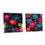 Bourrache - Ensemble de 2 verres muraux abstraits en acrylique-103926330