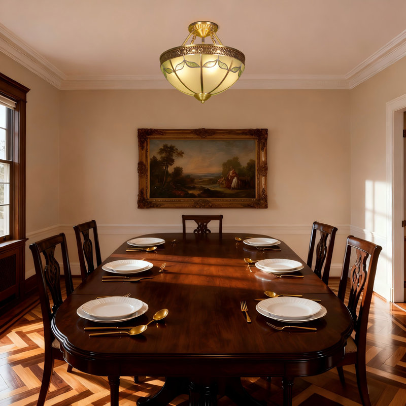 4 - Light Dome Chandelier Dimmable