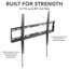 Lauer Symple Stuff Single Screen Wall Mount