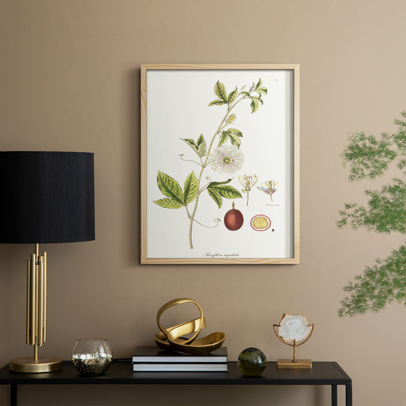 Passion Passion Trio II, reproduction encadrée - bois massif, H 21 po x l 17 po
