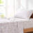 Peony Toile Cotton Sheet Set Peach-111329099