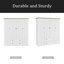 Armoire penderie 4 portes avec 2 tiroirs-1211107708
