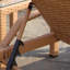 Chaise longue réglable en rotin pour l'extérieur