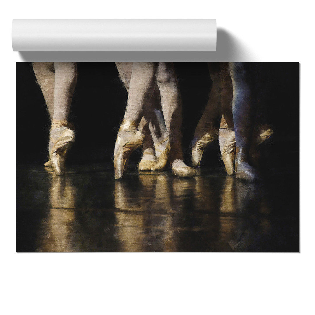 The Ballet Dancers Painting - Frameless Print