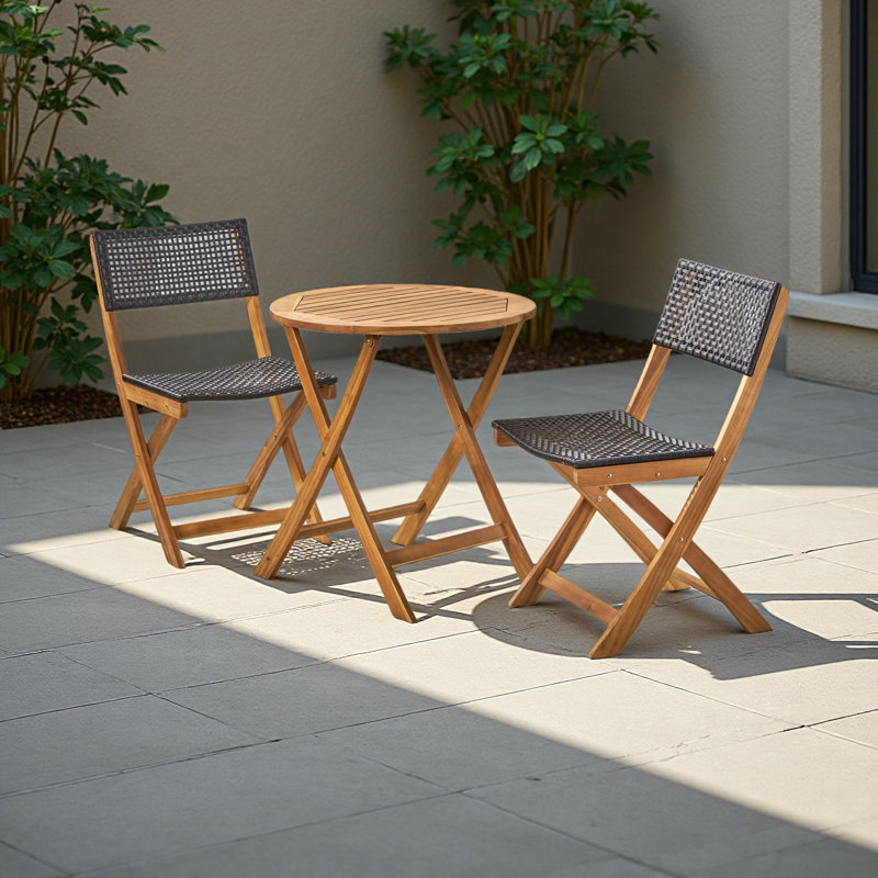 2 chaises + 1 table