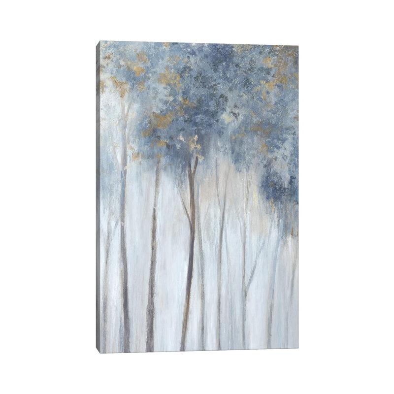 Fog And Gold I by Eva Watts - Wrapped Canvas Print, 66.04 cm H x 45.72 cm W x 1.91 cm D, Wrapped Canvas