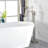 1 Handle Floor Waterfall Faucet with Diverter-61808501