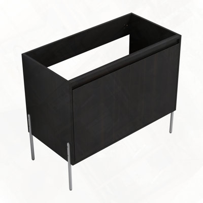 Freestanding Bathroom Vanity Storage Cabinet With Soft Closed Doors Easy To Assemble