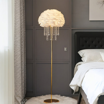Lampe sur pied de luxe rétro