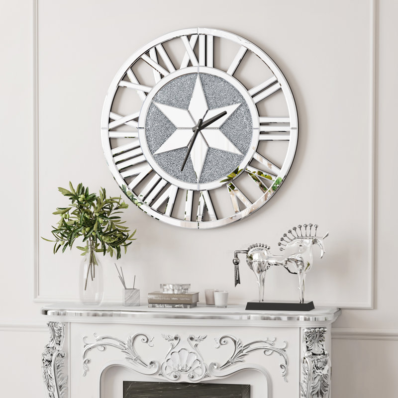 Très grande horloge murale 23,6 po Eulett