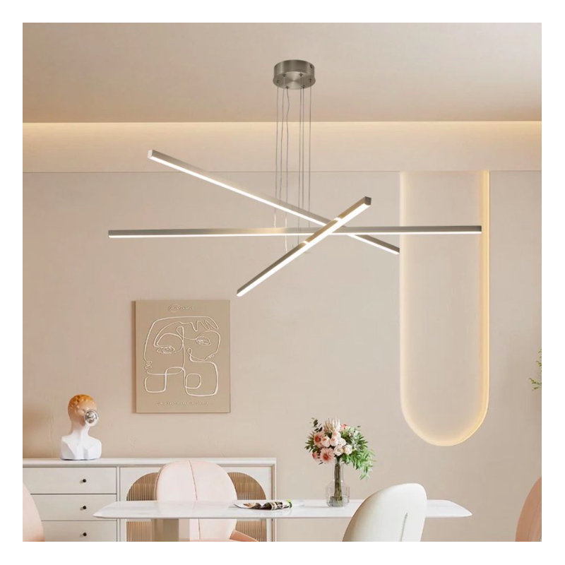 1 - Light LED Chandelier, Hardwired