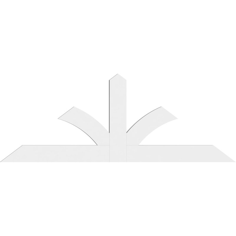 Support pour pignon en PVC de qualité architecturale Richland, H 31,5 po x l 84 po (pas: 9/12), P 2 po x F 6 po