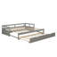 Lit de jour moderne extensible avec couchette-1093396445