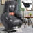 Large Power Lift Recliner Chair With Massage And Heat For Elderly, Overstuffed Wide Recliners, Heavy Duty Motion Mechanism With USB And Type C Ports, 2 Steel Cup Holders-1929105825
