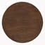 Table de bout ronde brune