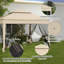 Brayven 3.25m x 3.25m Metal Patiio Gazebo