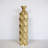 Medhansh Metal Floor Vase, Tall Large Floor Vase with Glittering Triangle Prism Design (Set of 3)