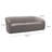 Yara Pleated Grey Velvet Sofa-1171606260