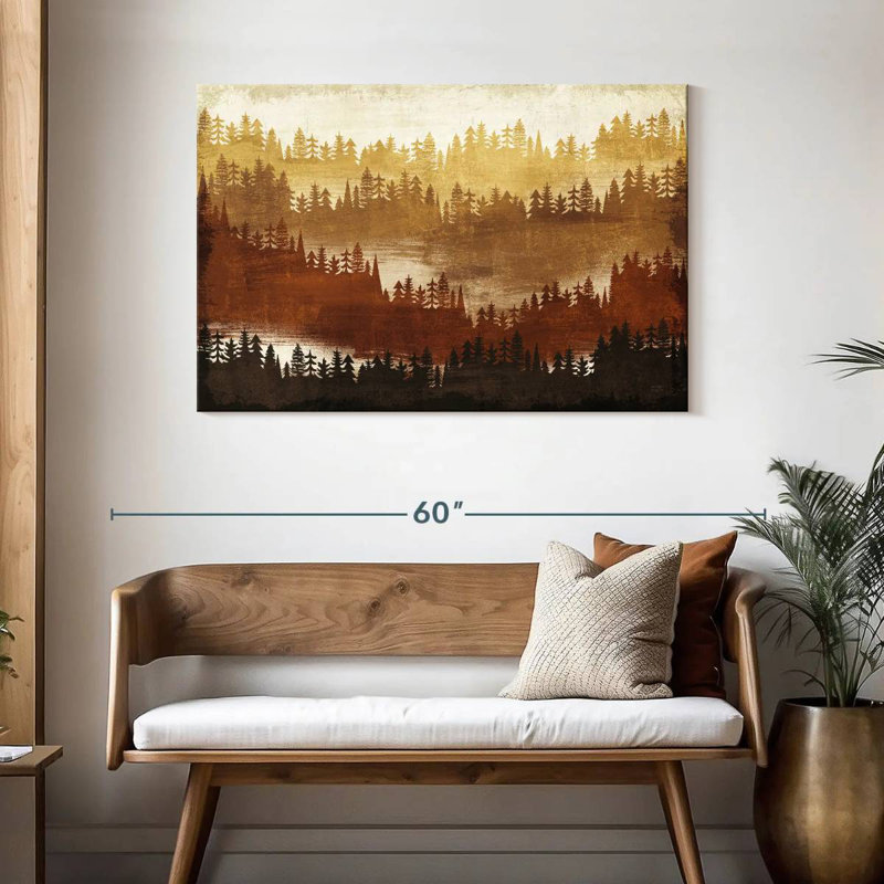 Kerrick Mountainscape Spice, 30" H x 45" W