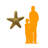 Comic Starfish Sequin Statue