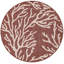 Contemporary Outdoor Ayton Area Rug Rust Red Colour-636669667