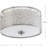 Komal 1 - Light LED Unique/Statement Drum Flush Mount-24418227-24418229