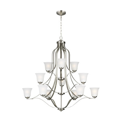 Emmons Twelve Light Chandelier from Generation Lighting 