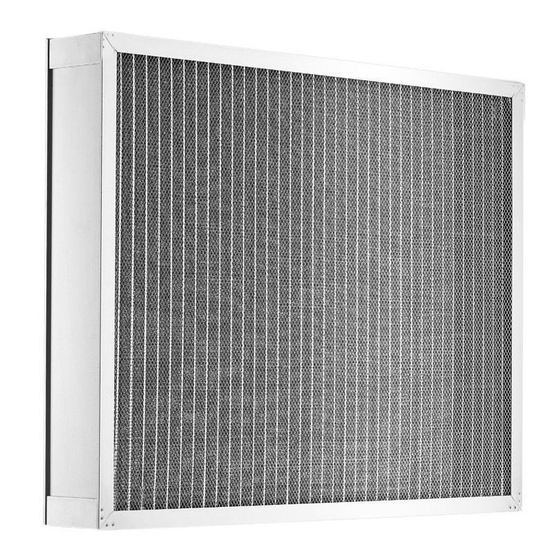 Electrostatic Air Filter, 16X25x1 Inch Washable And Reusable Aluminum AC/HVAC Furnace Filter, MERV 8 Long Lifetime,Home Or Office (Actual Size: 15.5 X 24.65 X 0.82 In)