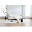Lit de jour rembourré en velours beige Elena-711057739