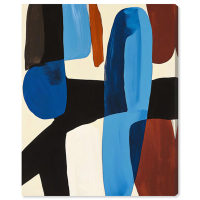 Cobalt Collision Canvas, art contemporain par 