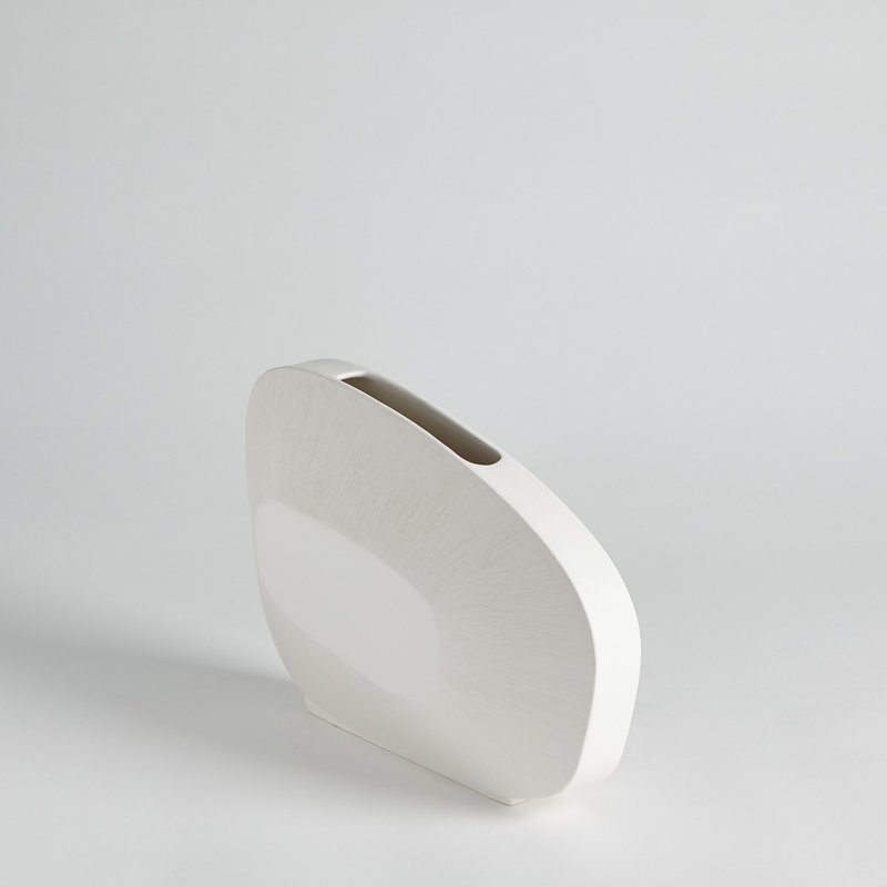 Handmade Ceramic Table Vase, White