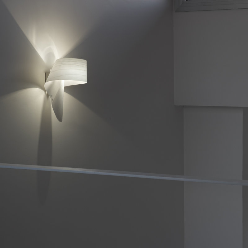 Air Wall Sconce - E12 Base - Ivory White Finish, E12 Base, Ivory White