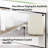 Yolanta Nightstand Mirror Glass Top with LED Light, Wireless or USB Charging Station and Drawers