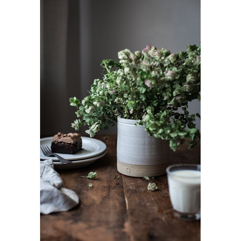 Silo Stoneware Table Vase, Small: 4.5" X 5"
