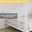 Lit superposé en fer carré multi-fonctionnel, structure en métal robuste résistant à l'usure, idéal pour optimiser l'espace vertical dans n'importe quelle pièce - 153 cm x 203 cm-823974929-823974928