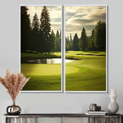 Golf Fairway Serenity - Modern Wall Art