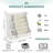 Kreena 37.17"H x 33.46"W 4 Tier Book Display Bookcase Bookshelf with Storage Organizer-1119459572