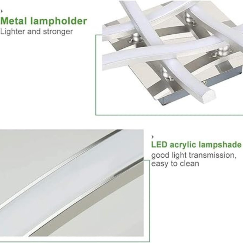 4-Light Universal LED Ceiling Fan Schoolhouse