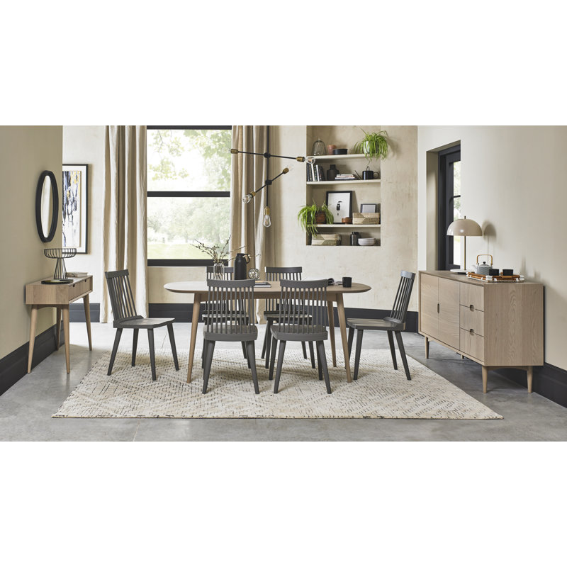 Sievers Solid Wood Base Dining Table, H77 x L175 x W90cm