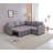 Sectional Sofa Bed, BEIGE-922487054