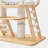 76" Modern Wood Cat Tree For Multi-Cat Homes, Sturdy Cat Tower With Scratching Posts & Platforms